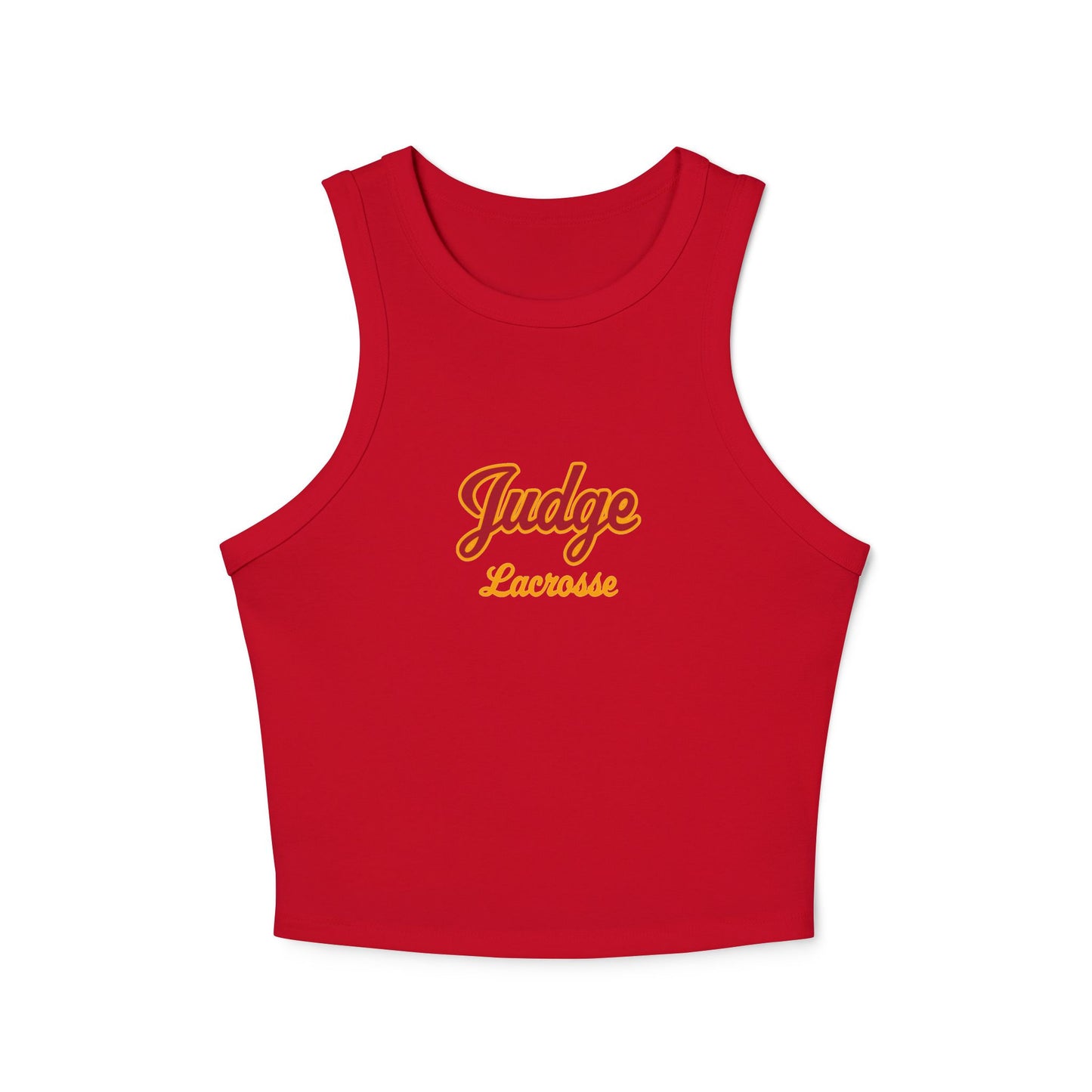 Women's Judge Lax Micro Rib Racer Tank Top