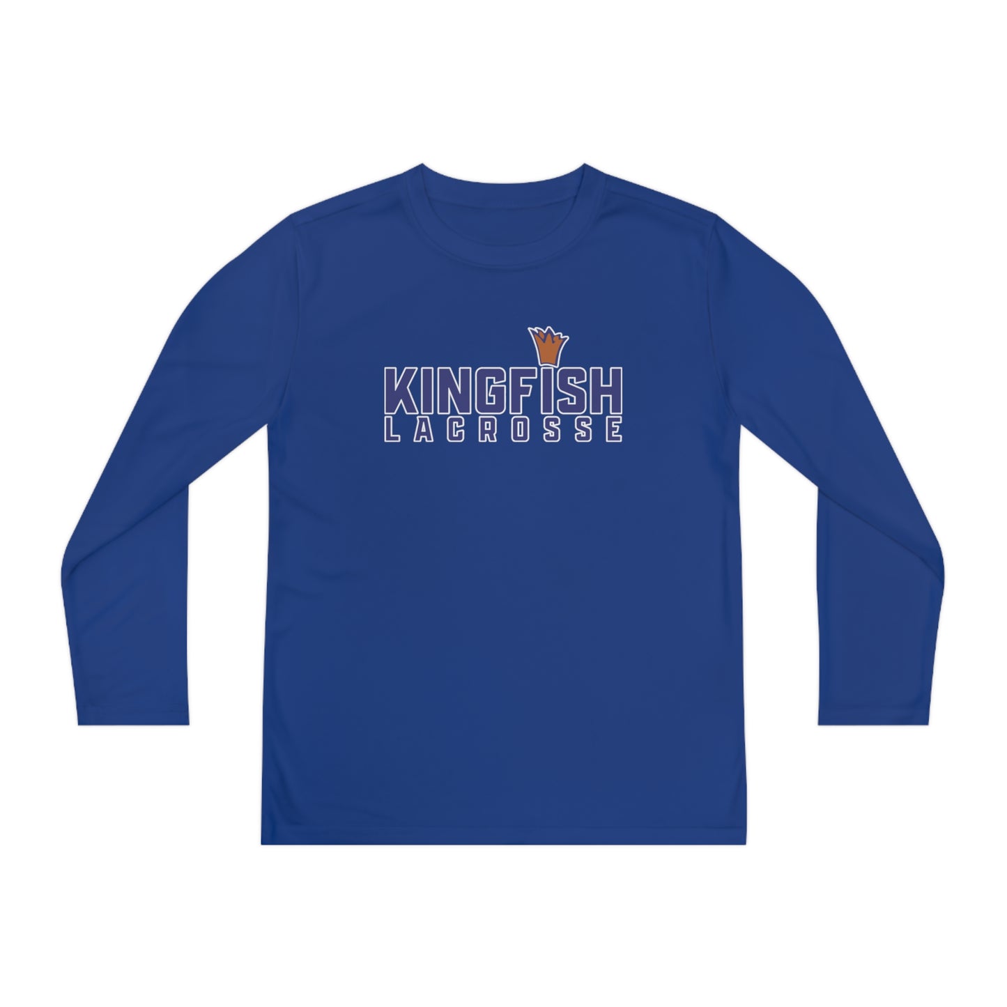 Youth Kingfish Lacrosse Sport-Tek Performance Long Sleeve Shirt