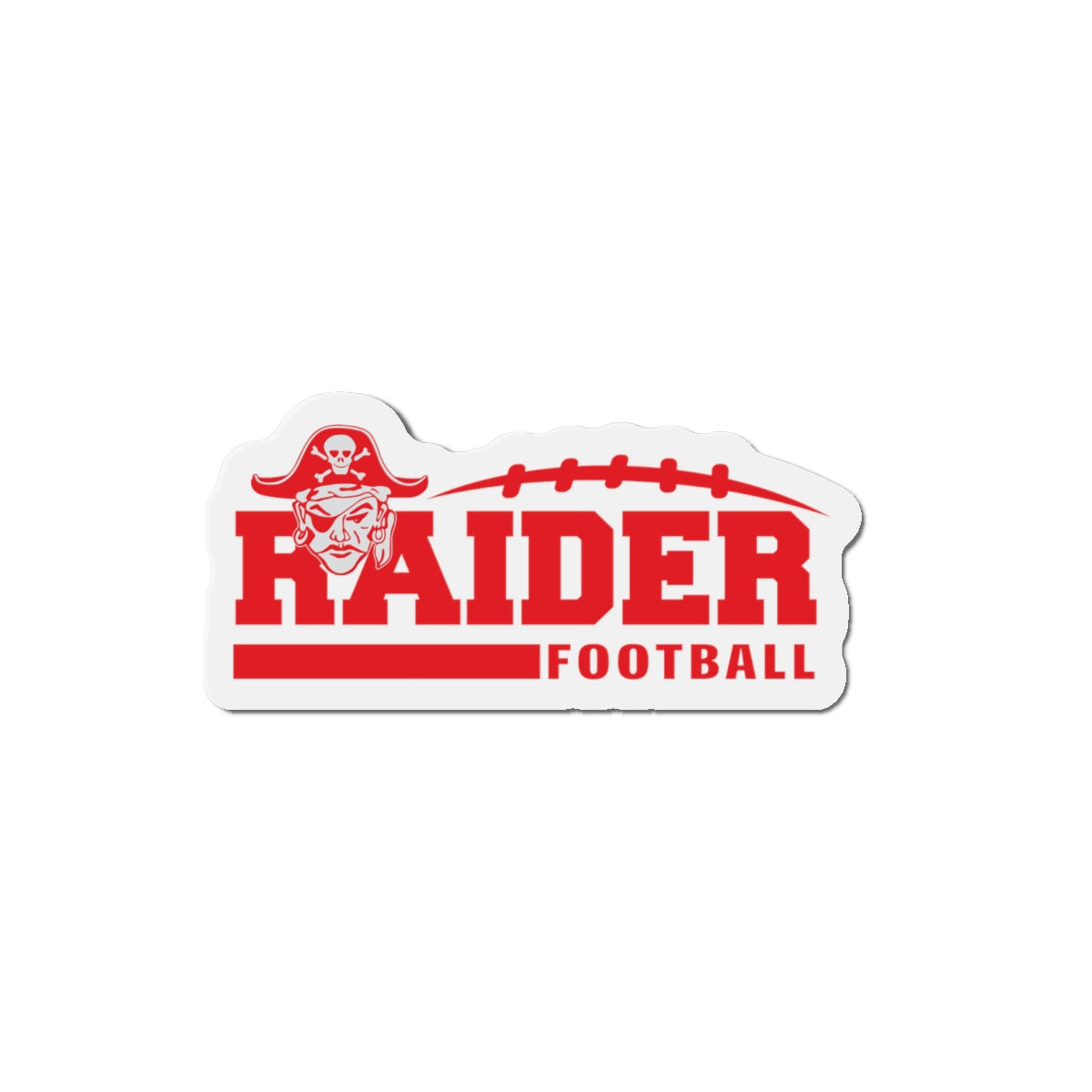 Fairport Football and Cheer Die-Cut Magnet