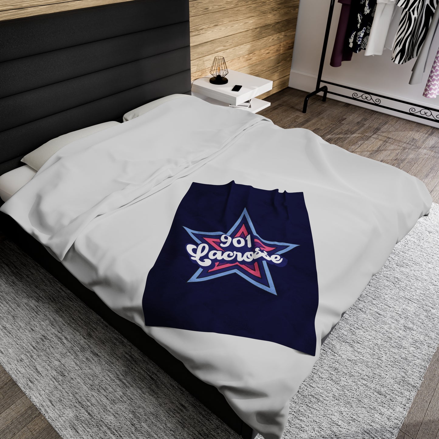 Stars 901 Lacrosse Velveteen Plush Blanket