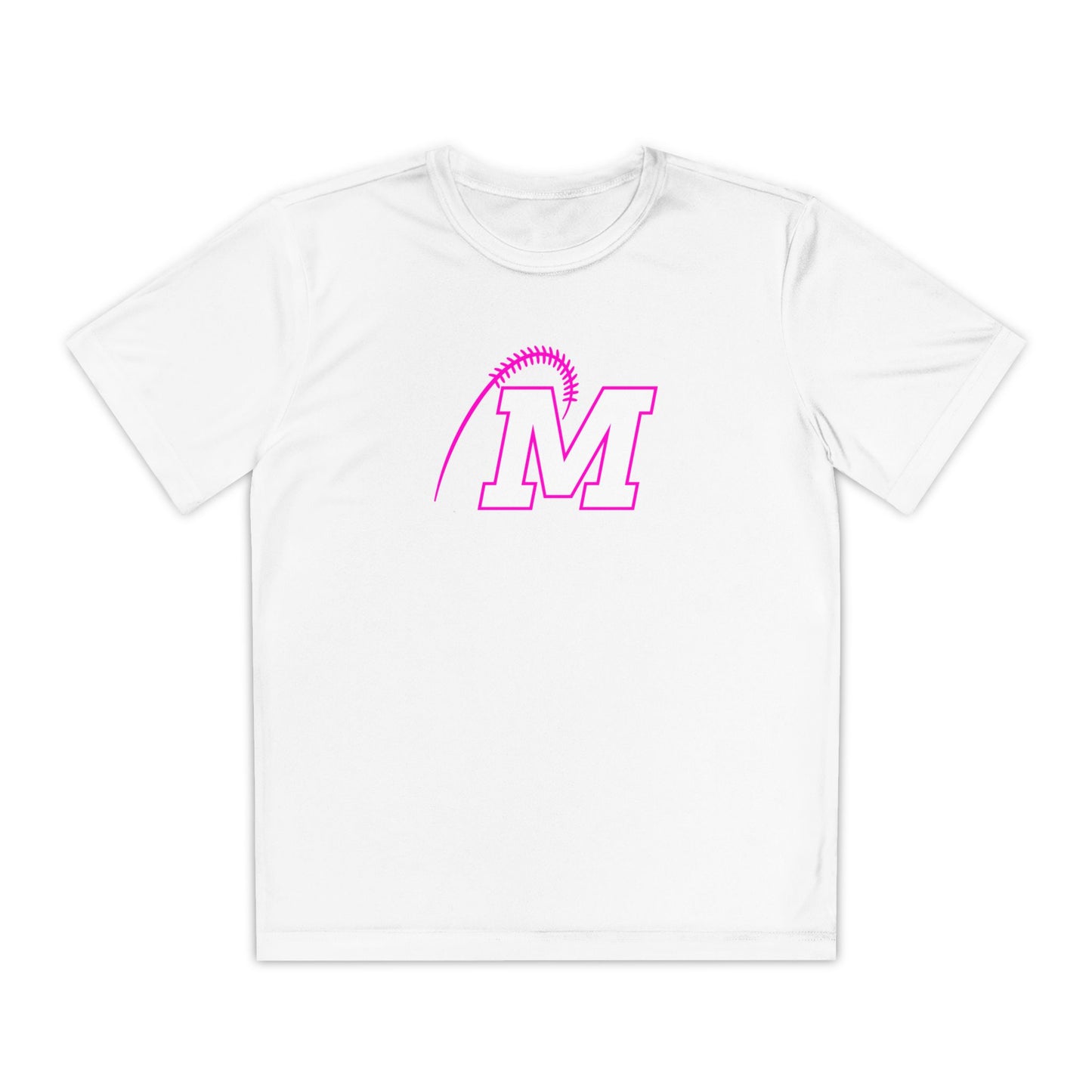 Girl's Milwood Little League Sport-Tek Performance T-shirt