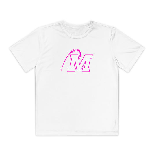 Girl's Milwood Little League Sport-Tek Performance T-shirt
