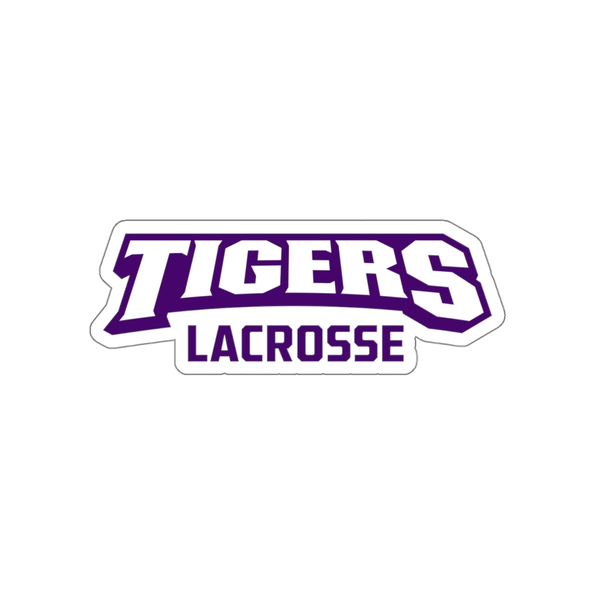 Tiger Lax Die-Cut Stickers (3-Pack)