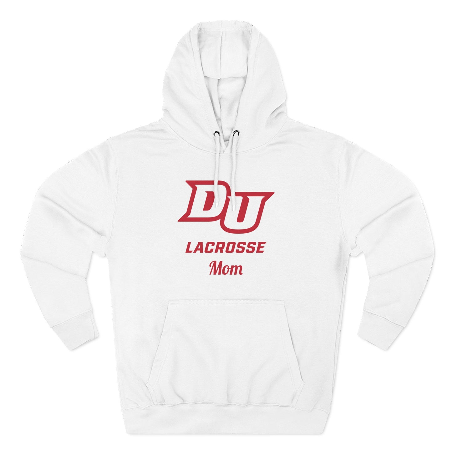 Adult Drury Lacrosse Premium Pullover Hoodie - Mom