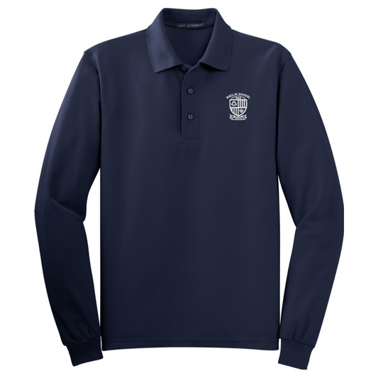 Adult Maclay School Uniform Long Sleeve Polo