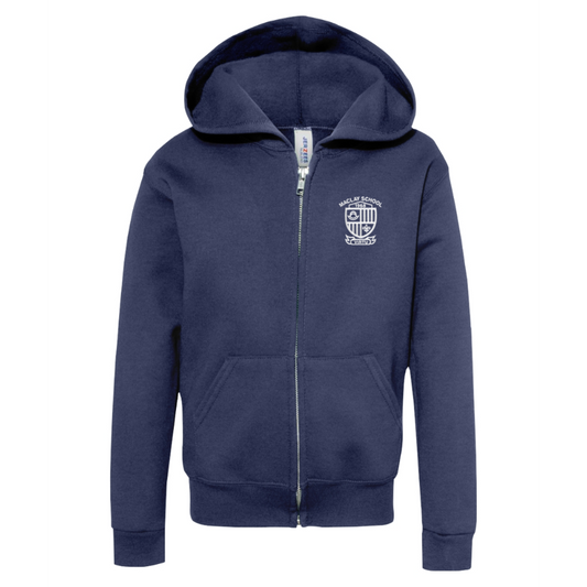 Youth Maclay School Uniform Zip Up Hoodie