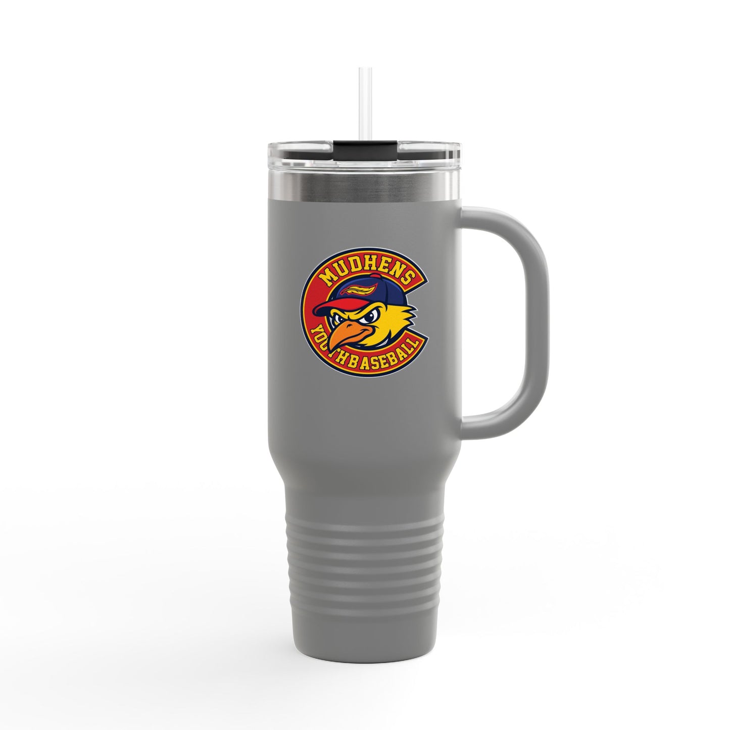 Mudhens Baseball Insulated Travel Mug (40 oz)