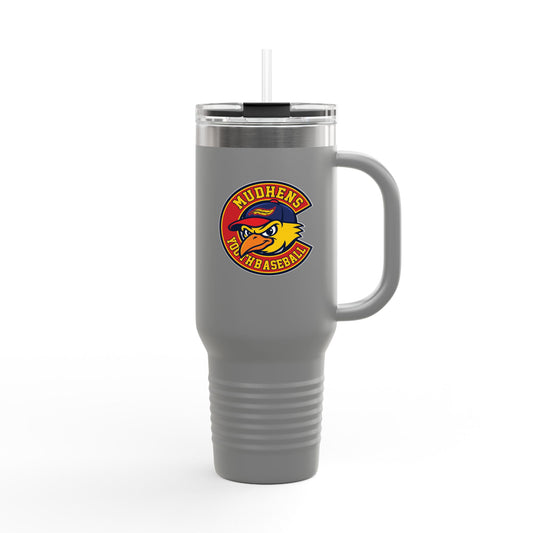 Mudhens Baseball Insulated Travel Mug (40 oz)