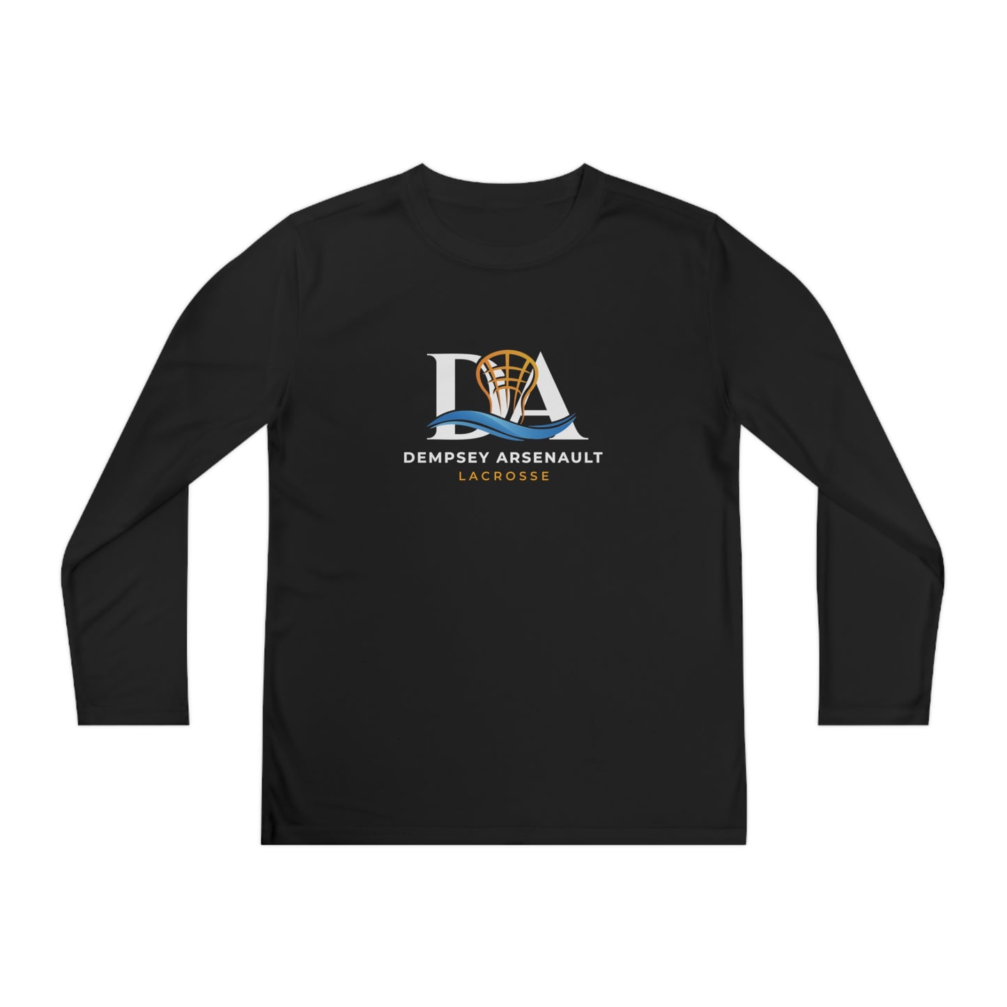 Youth Dempsey Arsenault Lacrosse Sport-Tek Performance Long Sleeve