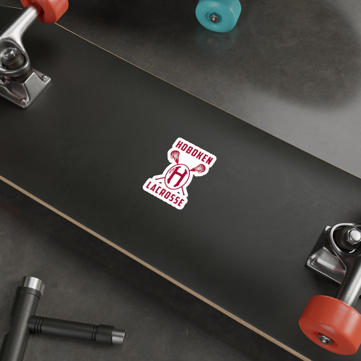 Hoboken Lacrosse Die-Cut Sticker