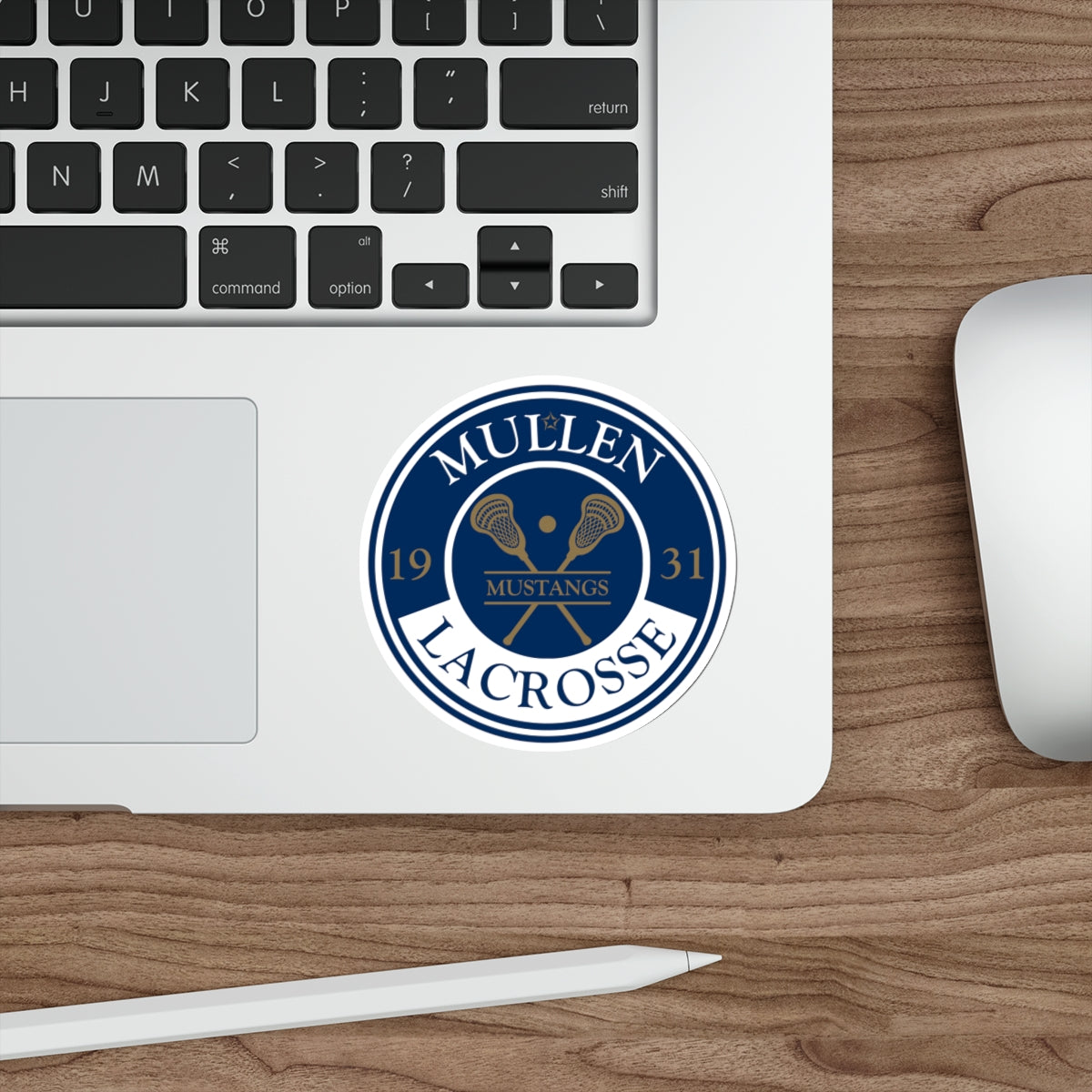 Mullen Lacrosse Die-Cut Sticker