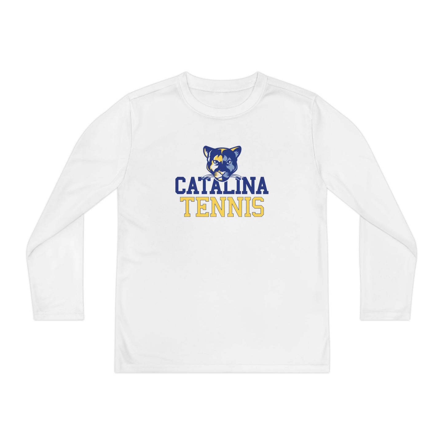 Youth Catalina Tennis Sport-Tek Performance Long Sleeve Shirt