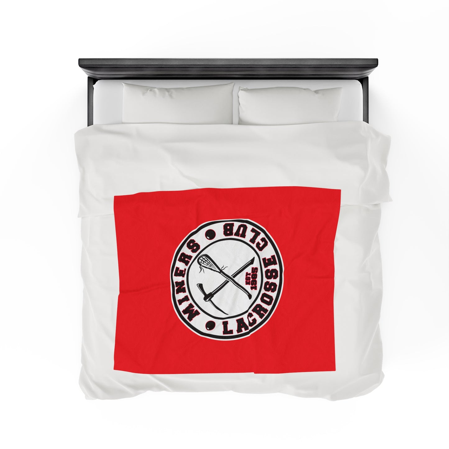 Edmonton Miners Velveteen Plush Blanket
