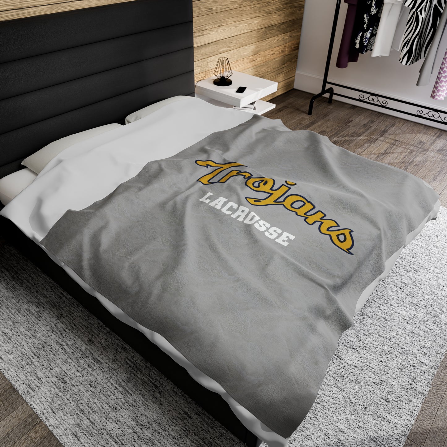 Soddy Daisy Lacrosse Velveteen Plush Blanket (60" x 80")