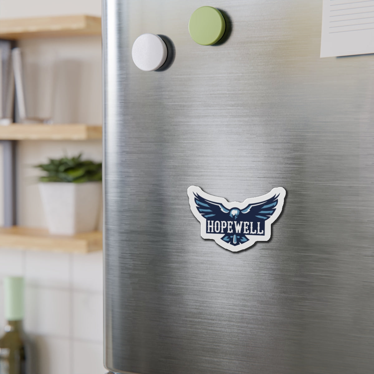 Hopewell Hawks Die-Cut Magnet