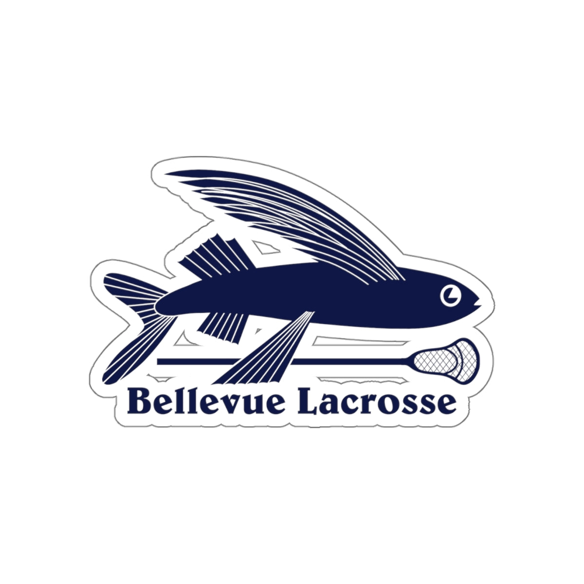 Bellevue Lacrosse Die-Cut Sticker