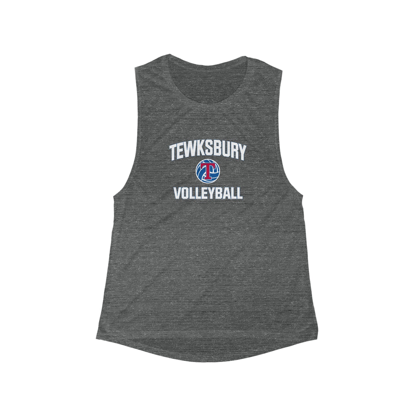 Women's Tewksbury Volleyball Bella + Canvas Flowy Scoop Sport Tank