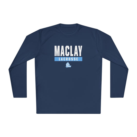 Adult Maclay Lacrosse Sport-Tek Performance Long Sleeve Tee