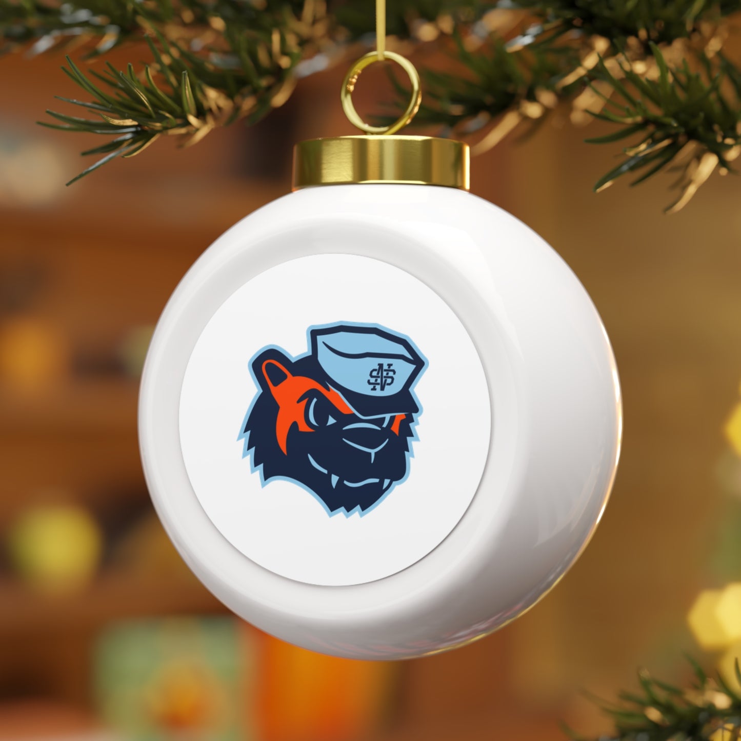 North Stafford Lacrosse Christmas Ball Ornament