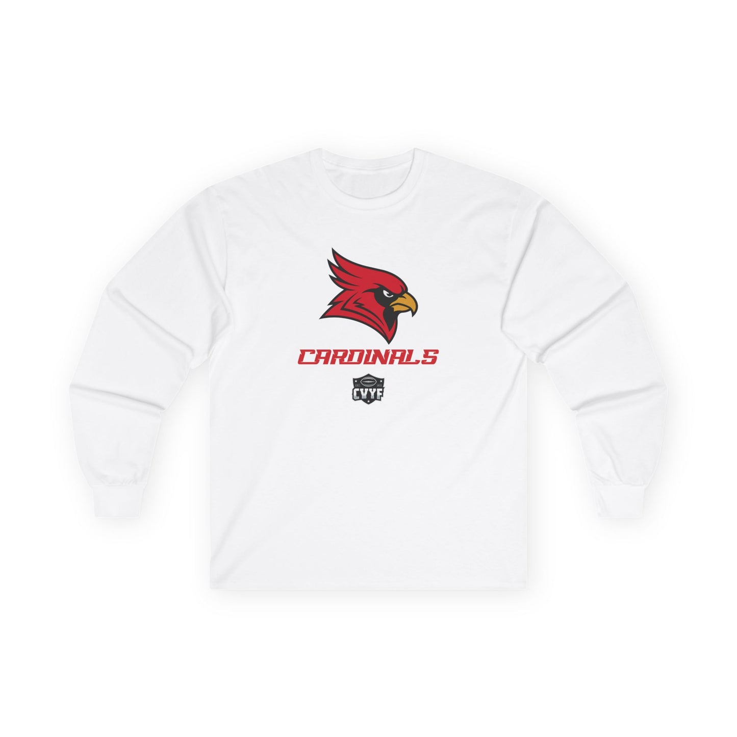 Adult Cardinals Gildan Ultra Cotton Long Sleeve