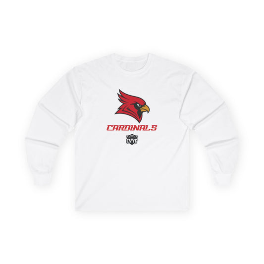 Adult Cardinals Gildan Ultra Cotton Long Sleeve