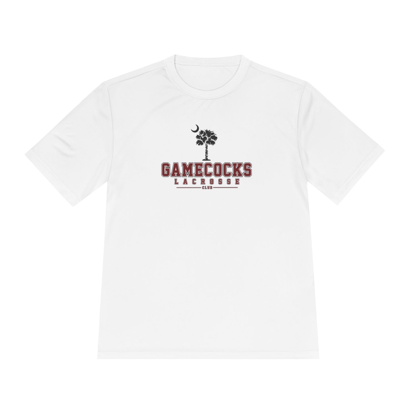 Adult Gamecocks Lacrosse Sport-Tek T-Shirt