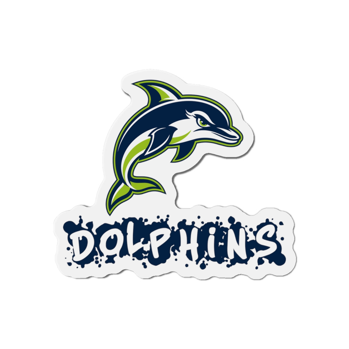Dolphins Die-Cut Magnet