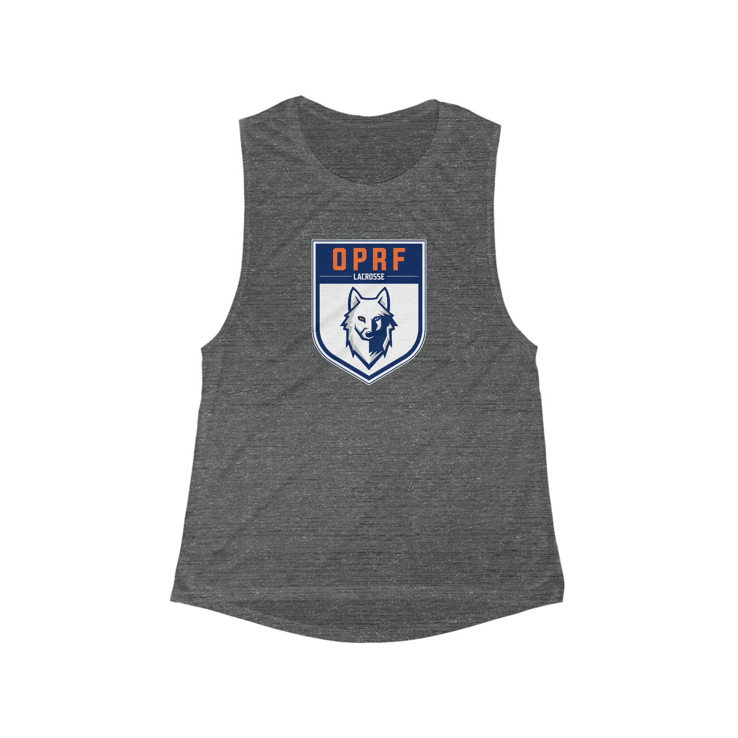 Women's OPRF Lacrosse Bella + Canvas Flowy Scoop Sport Tank