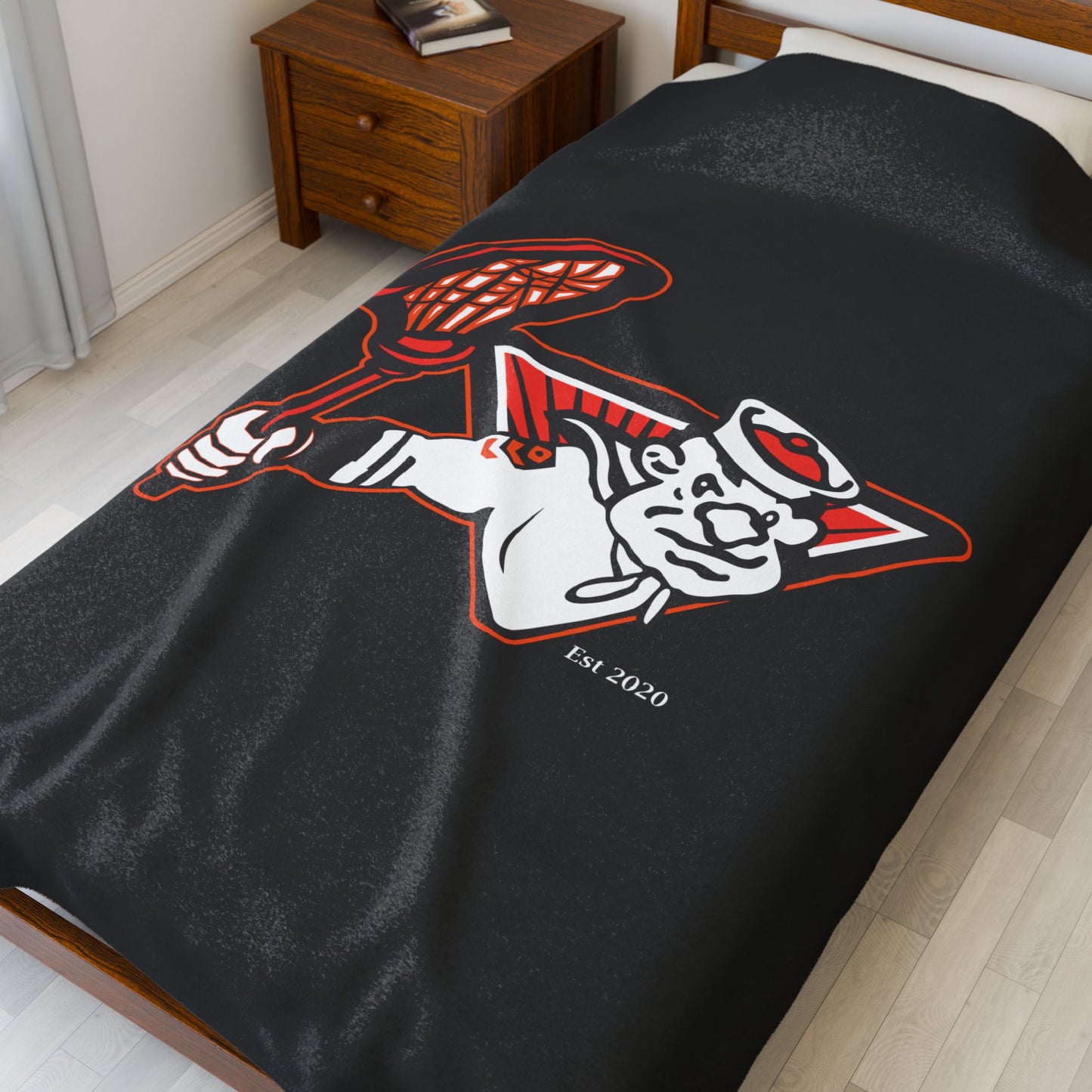 Sailors Lax Velveteen Plush Blanket