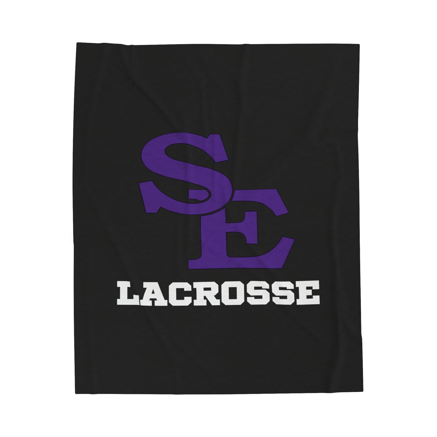 SE Lacrosse Velveteen Plush Blanket