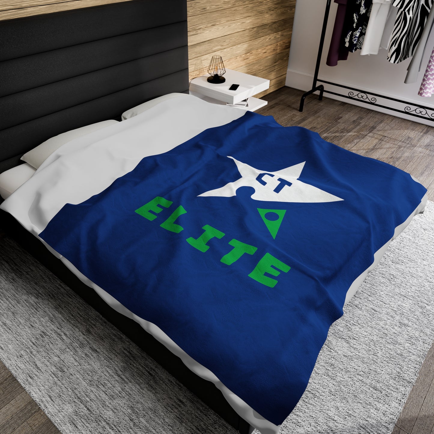 CT Elite Hockey Club Velveteen Plush Blanket