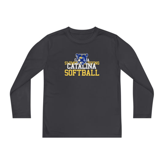 Youth Catalina Softball Sport-Tek Performance Long Sleeve Shirt