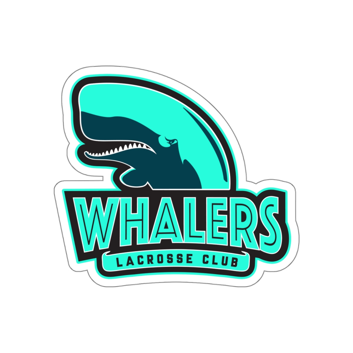 Whalers LC Die-Cut Sticker