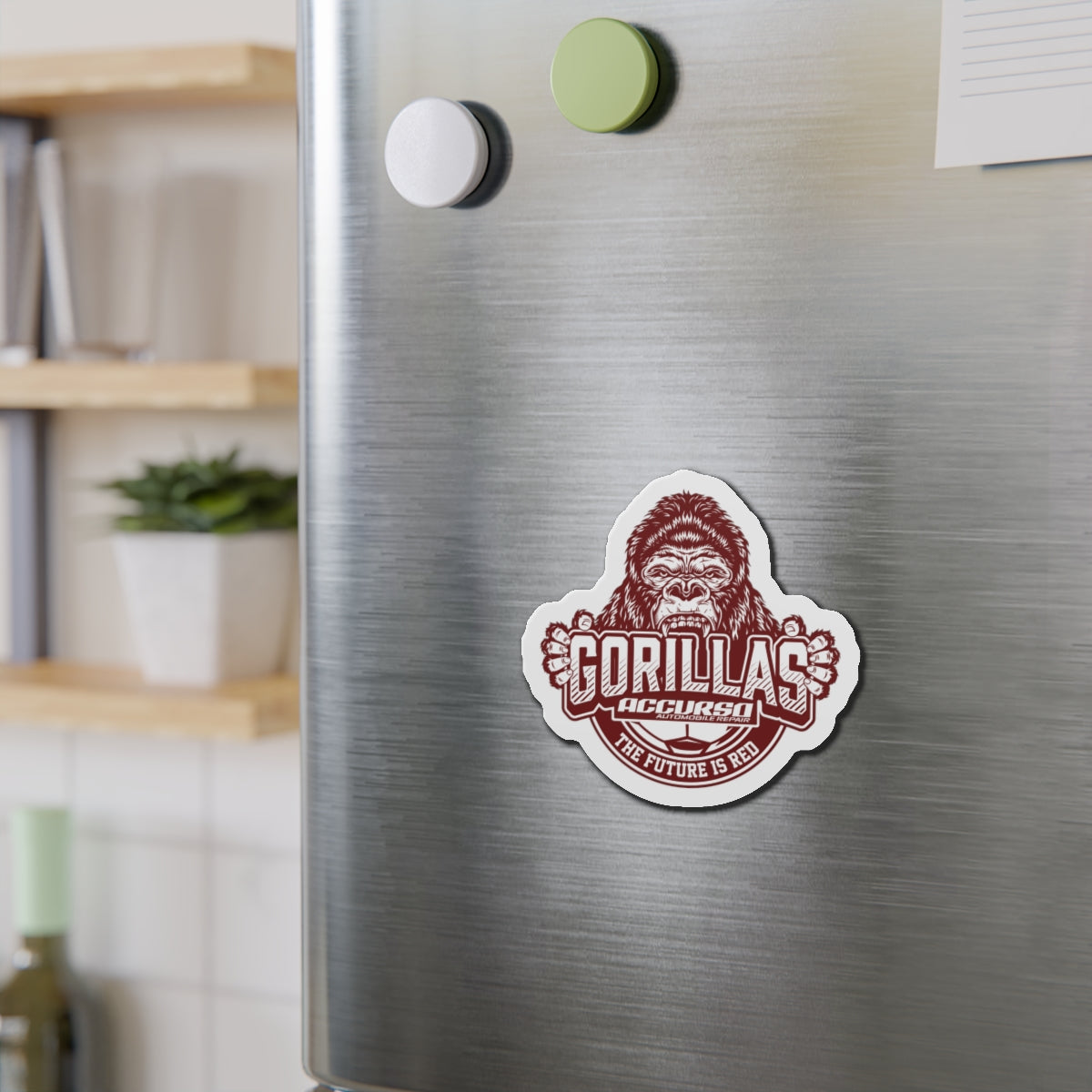 Accurso Gorillas Die-Cut Magnet