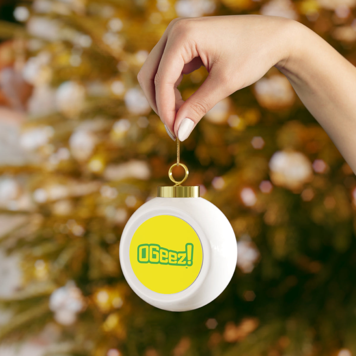 OGeez Christmas Ball Ornament