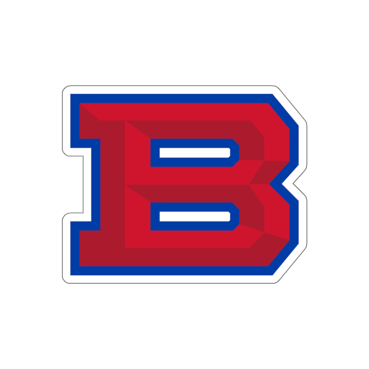 Bartlett HS Lacrosse Die Cut Stickers