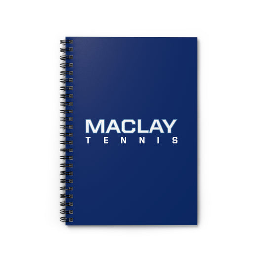 Maclay Tennis Spiral Notebook - Ruled Line (8" x 6")