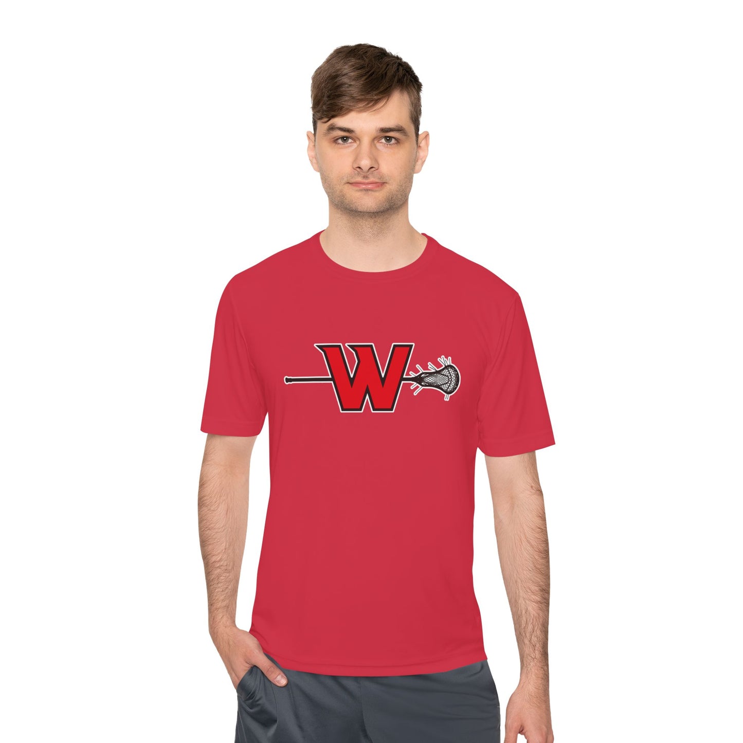 Adult Woodland Lacrosse Sport-Tek Performance Tee