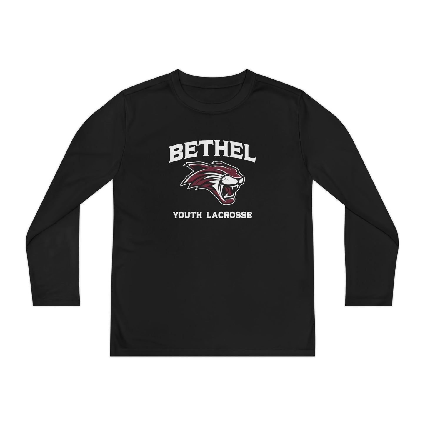 Youth Bethel Youth Lacrosse Sport-Tek Performance Long Sleeve Shirt