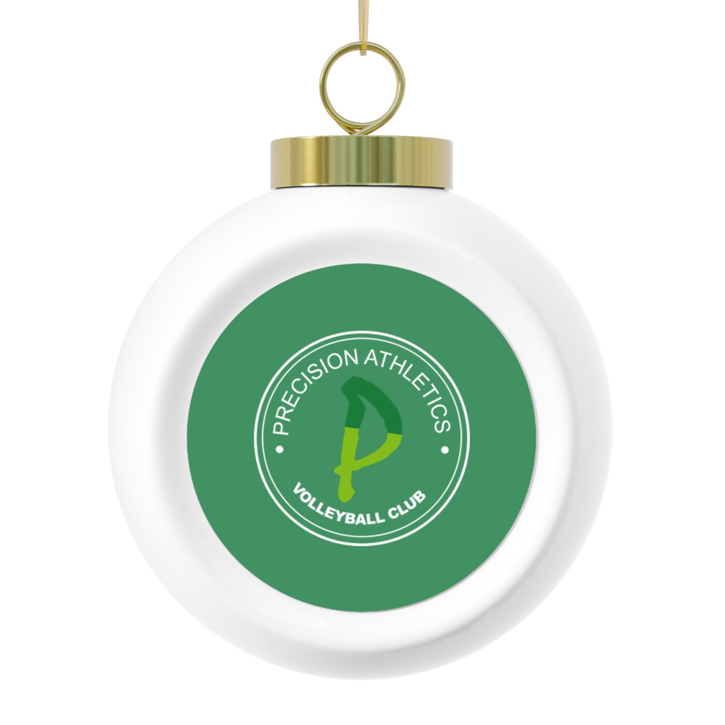 Precision Volleyball Christmas Ball Ornament