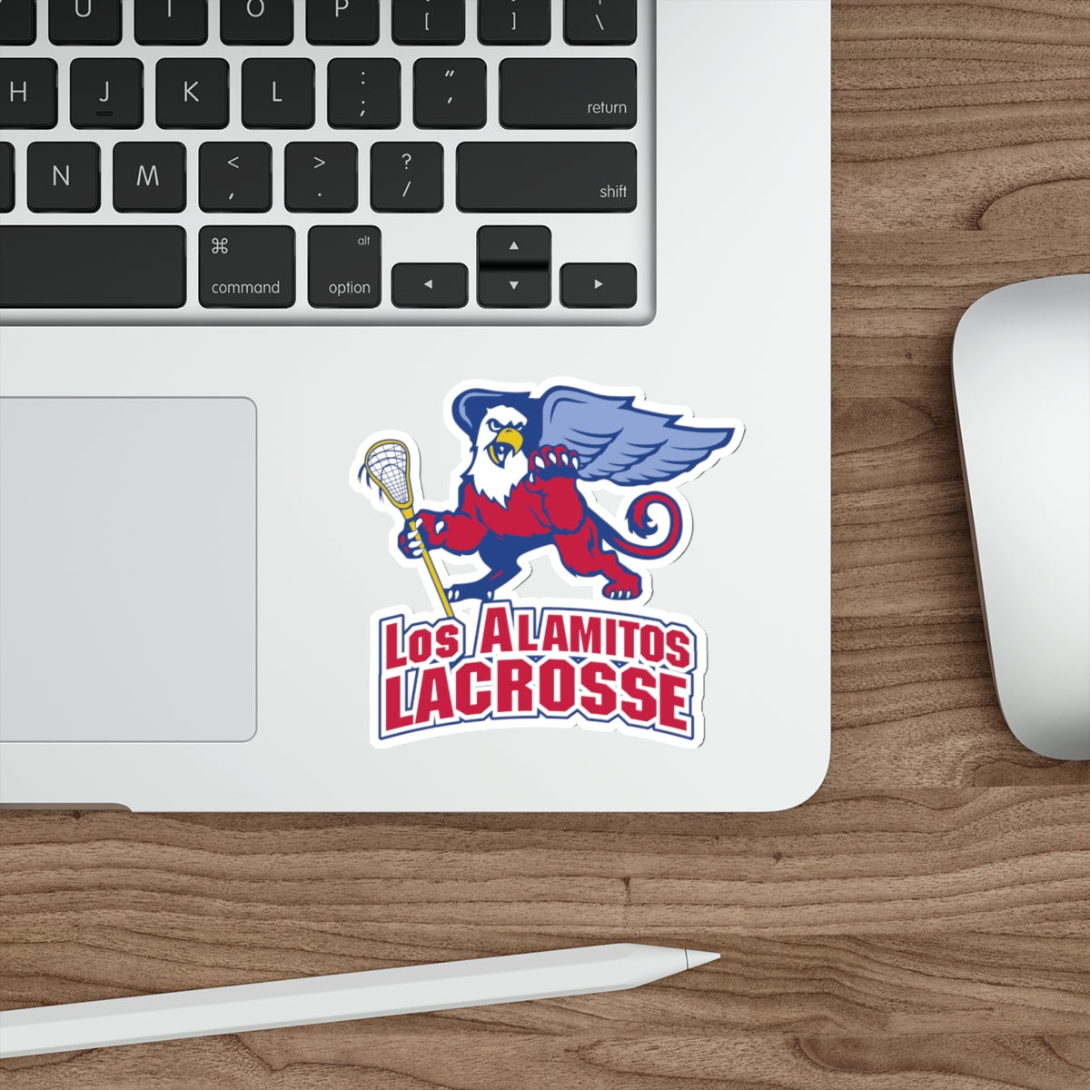 Los Al Lacrosse Die-Cut Stickers