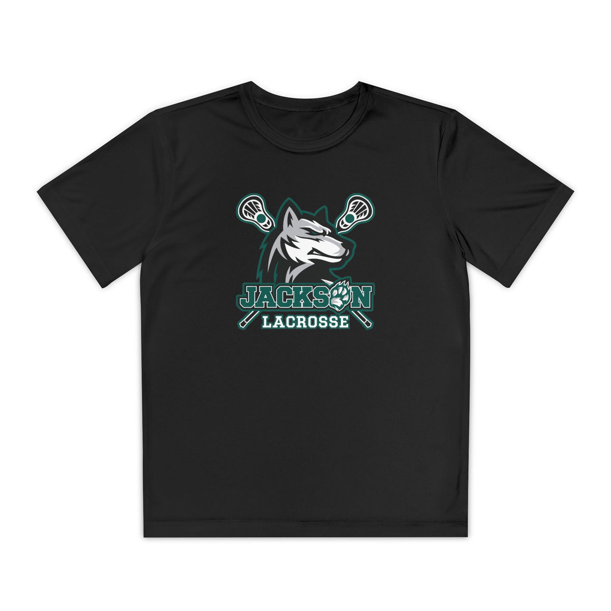 Youth Everett Timber Wolves Lacrosse Sport-Tek Performance T-Shirt