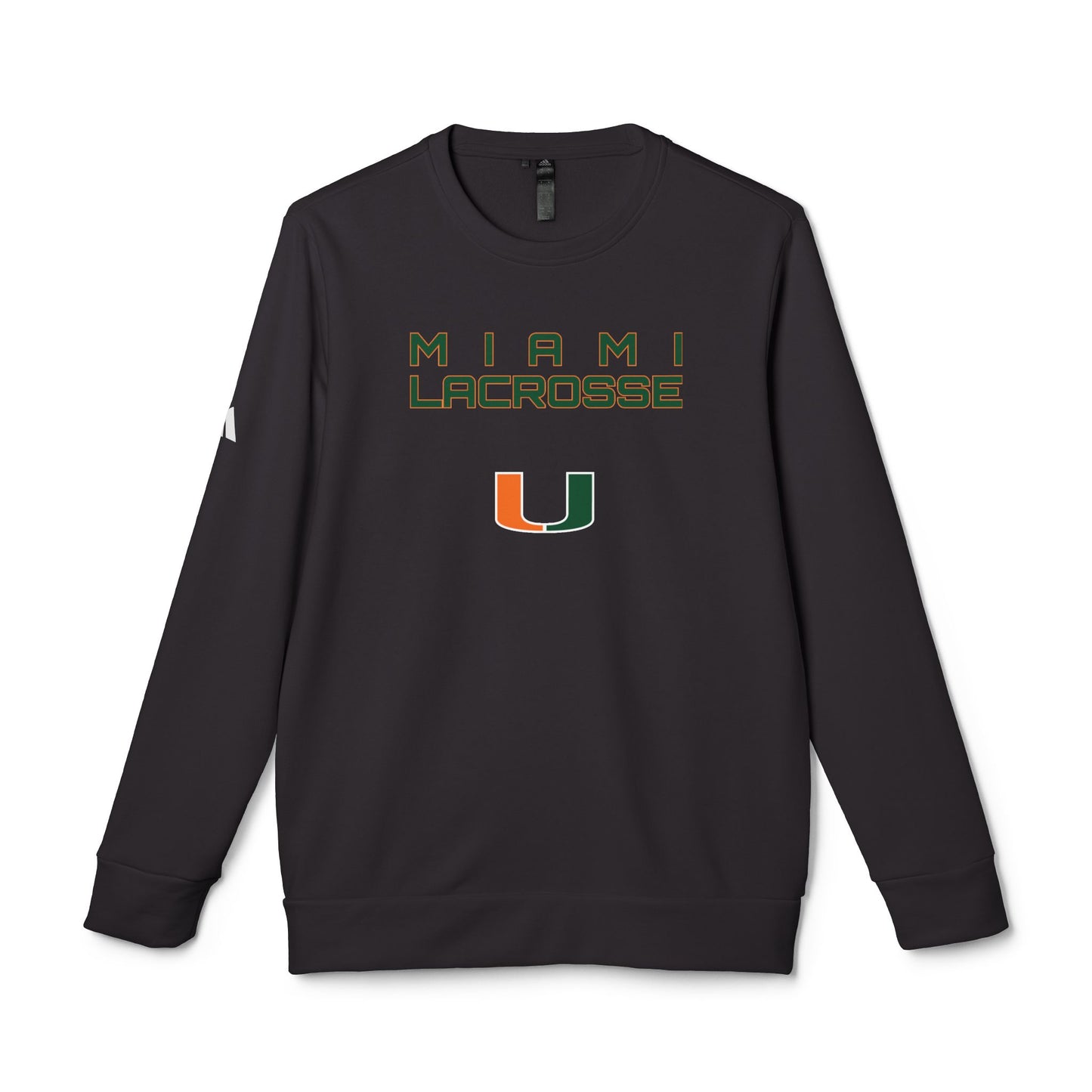 Adult Miami Lacrosse Adidas Fleece Crewneck
