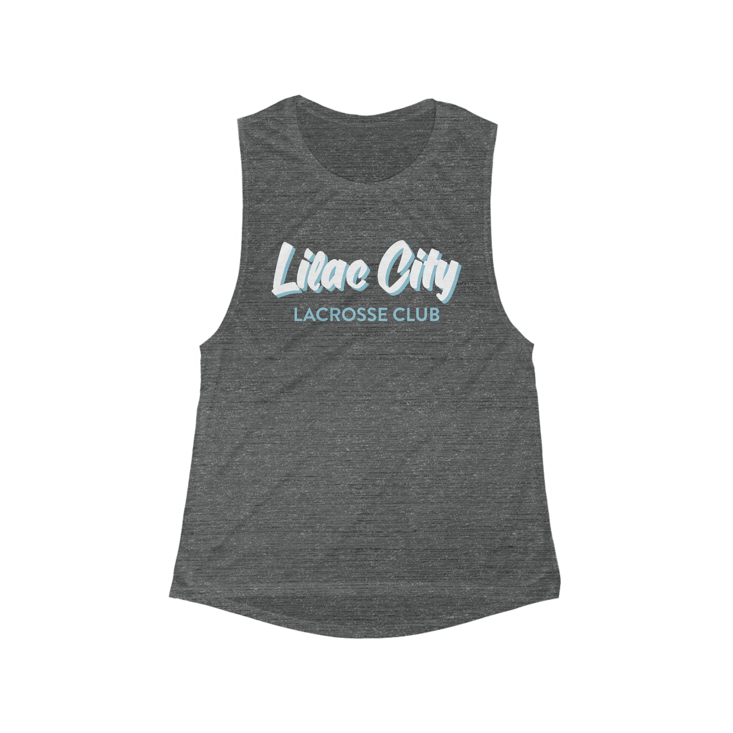 Women's Lilac City Lacrosse Bella + Canvas Flowy Scoop Sport Tank