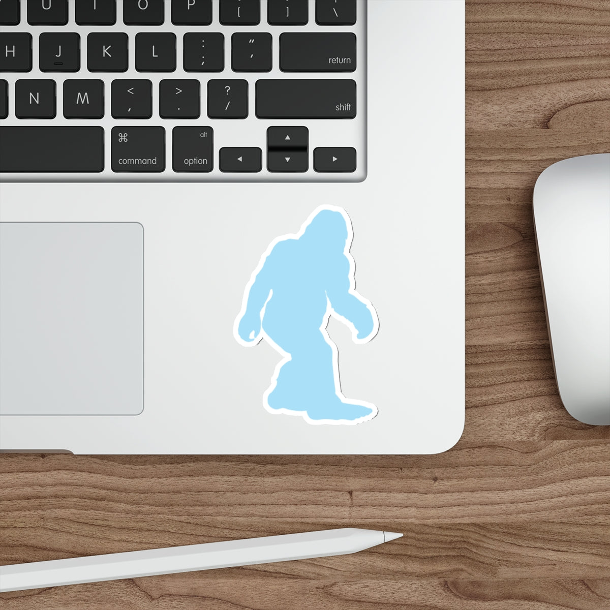 Sasquatch Lacrosse Die Cut Sticker
