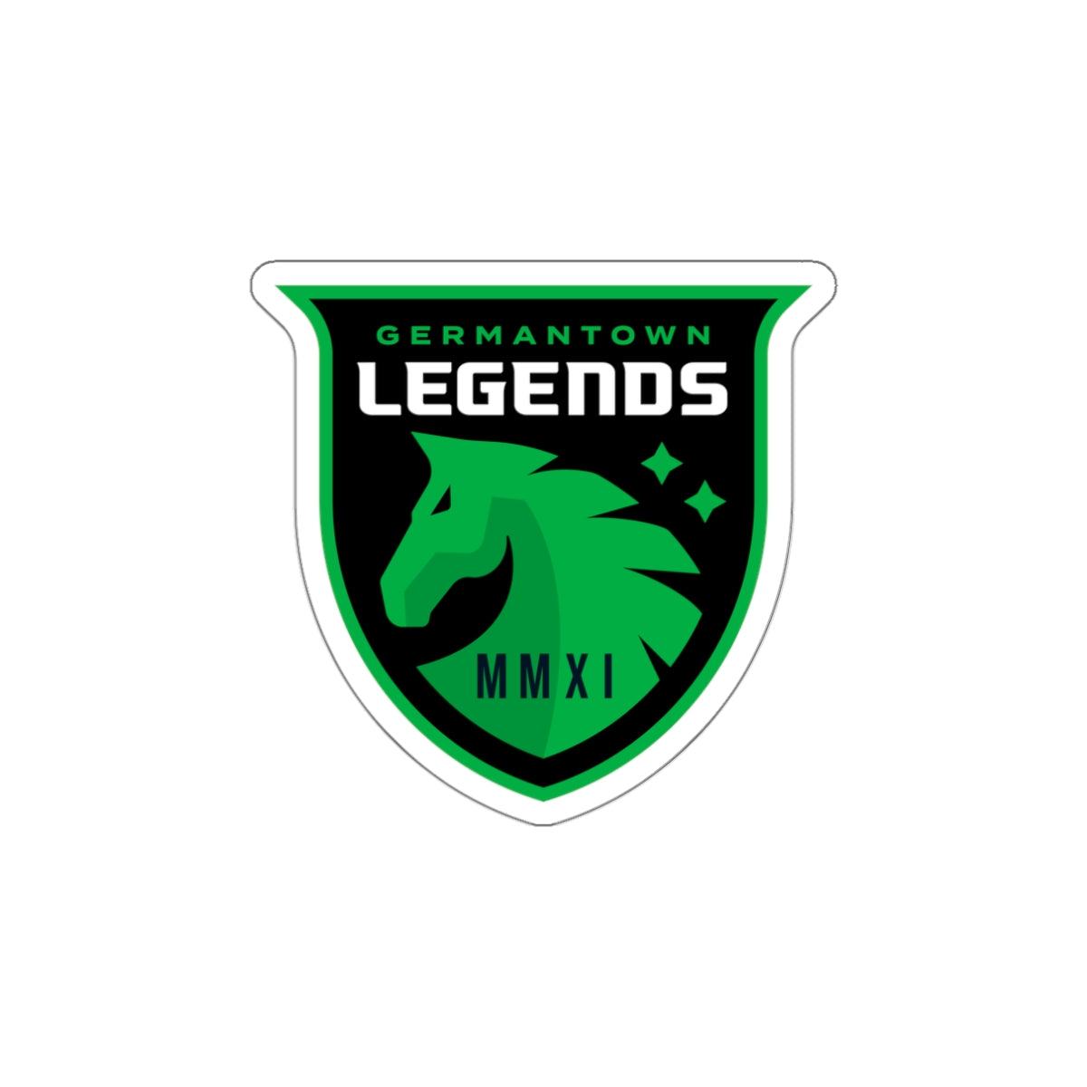 Germantown Legends Die Cut Stickers