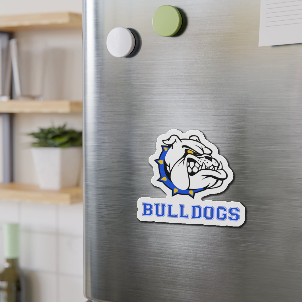 Bulldogs Die-Cut Magnet