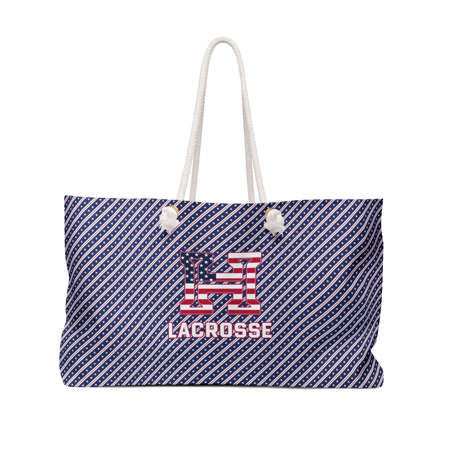 Hoyas Lacrosse Weekender Tote Bag