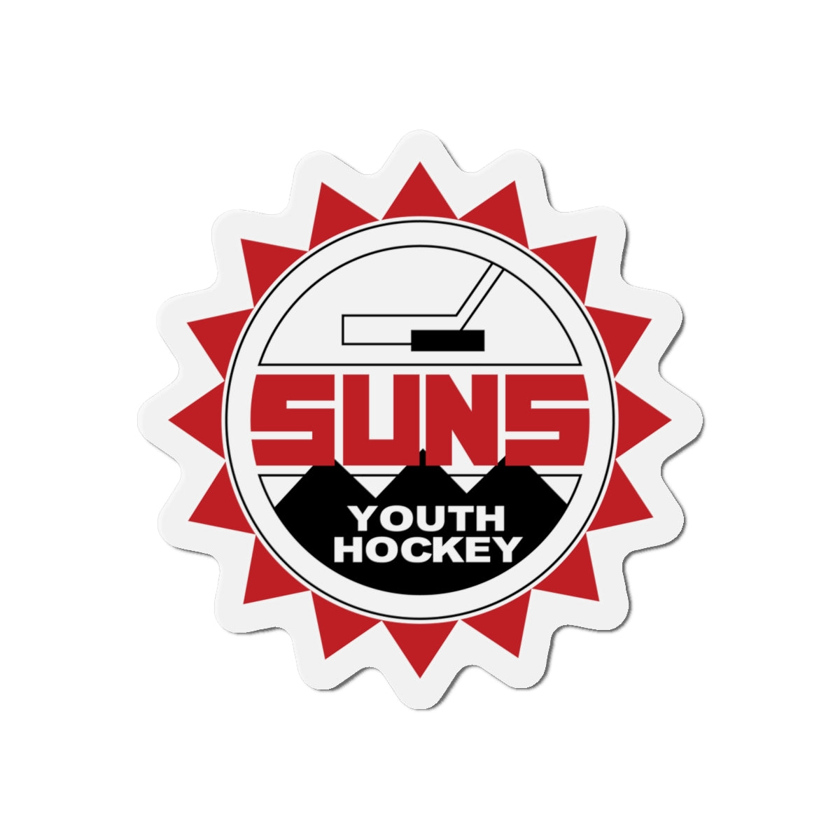 Sun Valley Hockey Die Cut Magnet