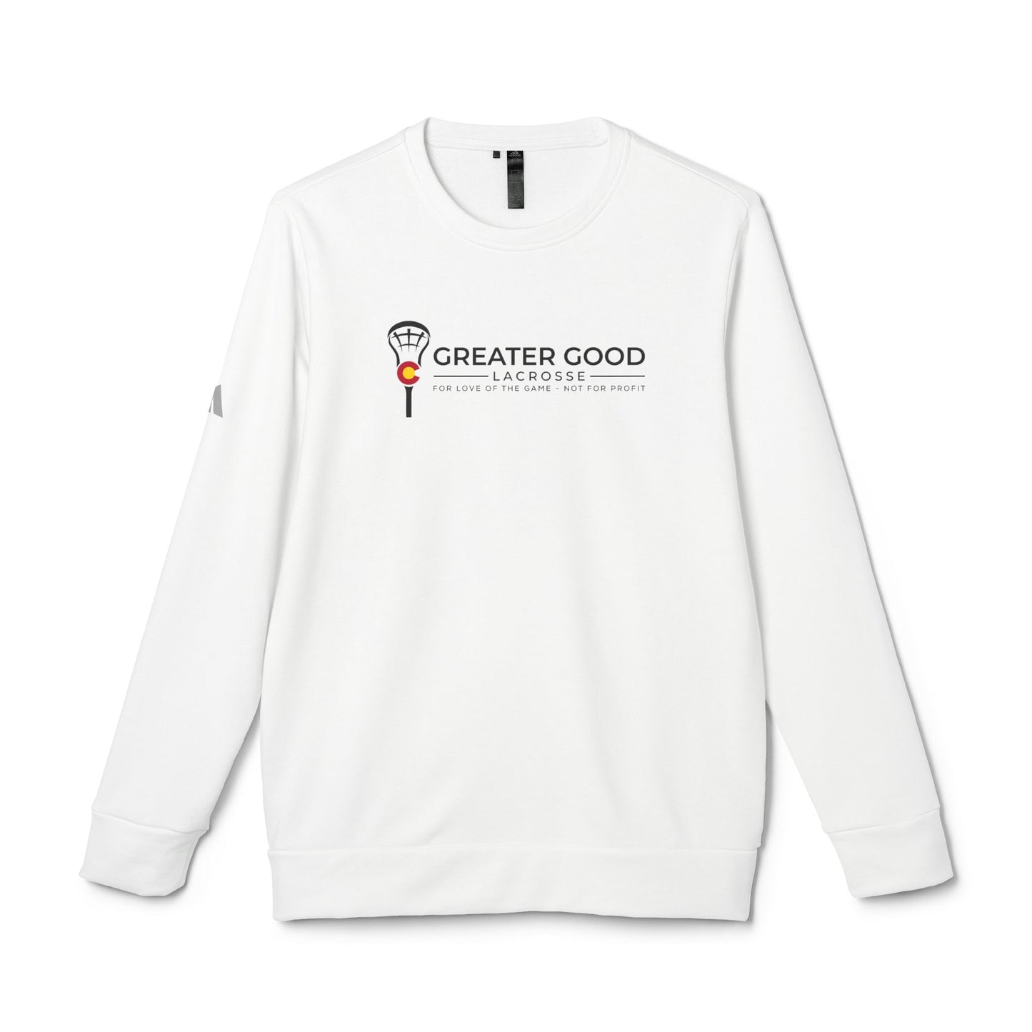 Adult Greater Good Lacrosse Adidas Fleece Crewneck Sweatshirt